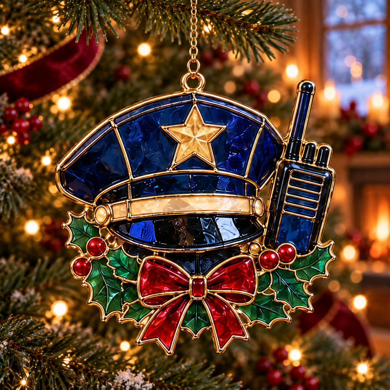 👮‍♂️🎩 Festive Police Officer Hat