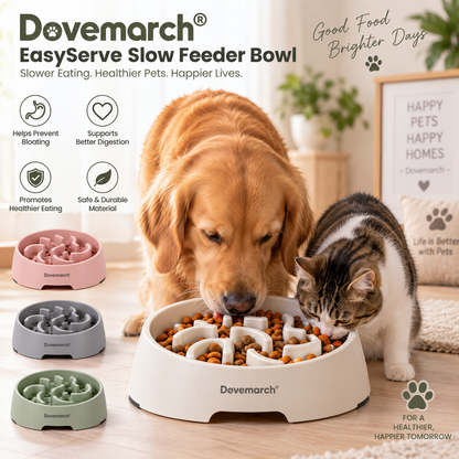 Dovemarch® EasyServe Slow Feeder Bowl