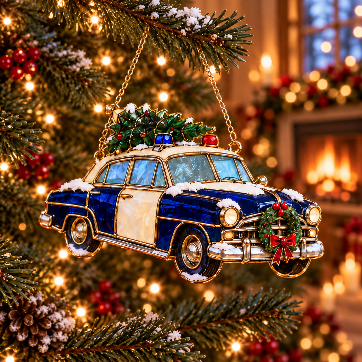 🚔🎄 Christmas Police Patrol Car