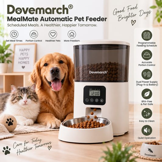 Dovemarch® MealMate Automatic Pet Feeder