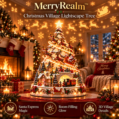 DOMIPLE | Pre-sale 🎅 Christmas Early Discount 49% Off🎄Christmas Village Lightscape Tree
