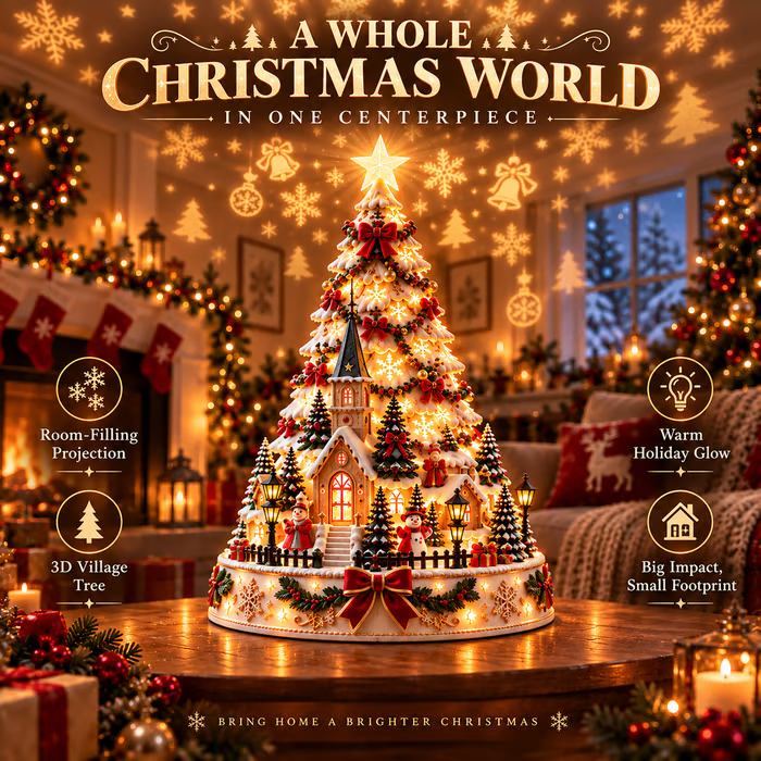 DOMIPLE | Pre-sale 🎅 Christmas Early Discount 49% Off🎄Christmas Village Lightscape Tree