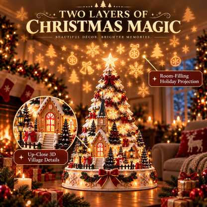 DOMIPLE | Pre-sale 🎅 Christmas Early Discount 49% Off🎄Christmas Village Lightscape Tree