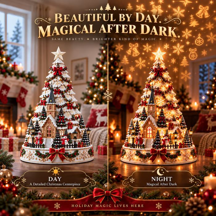 DOMIPLE | Pre-sale 🎅 Christmas Early Discount 49% Off🎄Christmas Village Lightscape Tree