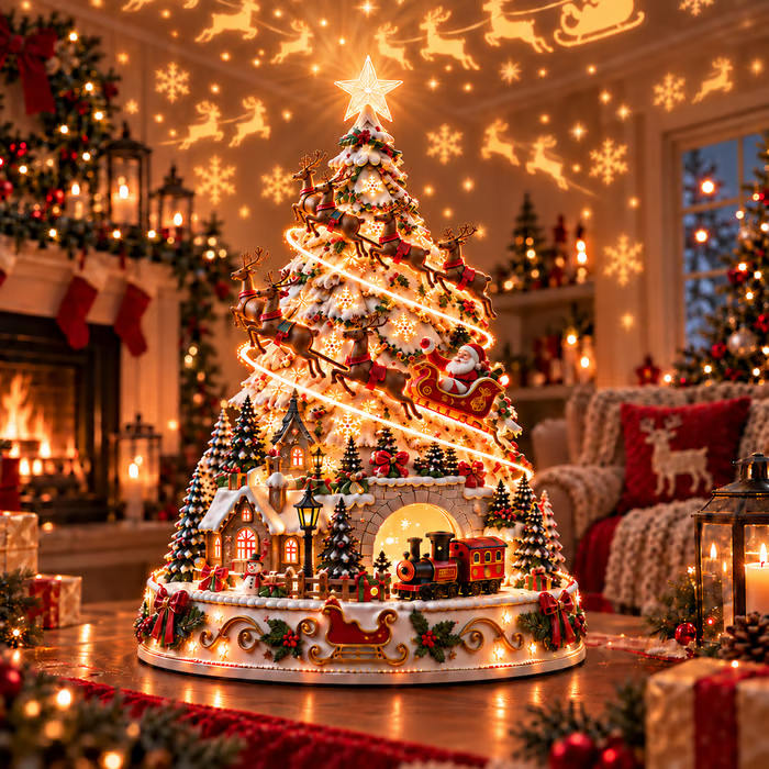 DOMIPLE | Pre-sale 🎅 Christmas Early Discount 49% Off🎄Christmas Village Lightscape Tree