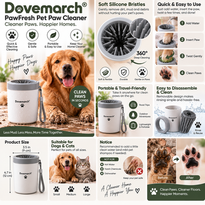 Dovemarch® PawFresh Pet Paw Cleaner