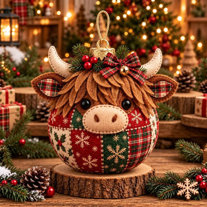 🎄Beginner-Friendly Cozy Patchwork Christmas Ornament Collection | 8 Festive Character Designs for Trees, Wreaths & Holiday Gifts ✨