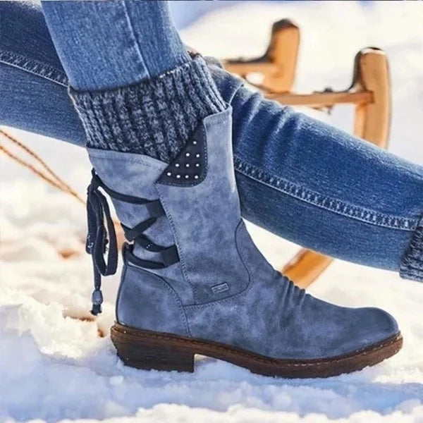 Women's Winter Wool-Lined Warm Ankle Boots