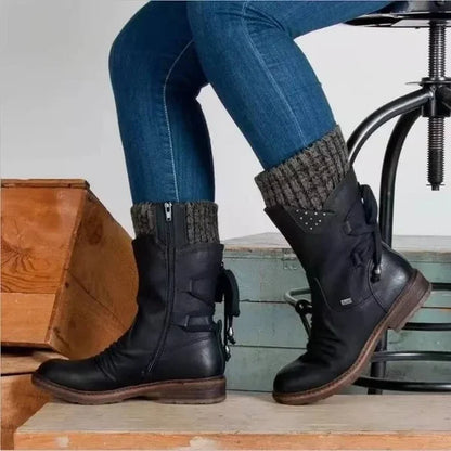 Women's Winter Wool-Lined Warm Ankle Boots