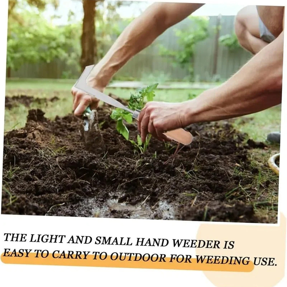 🌱49% OFF NOW! 2026 New Crack Weeder Tool Crevice Cleaning Tool‑Manual Hand Weeder with Wooden Handle, Sturdy Metal Weeding Tool for Pavement Joints, Patio Bricks & Garden Crevice Weed Removal