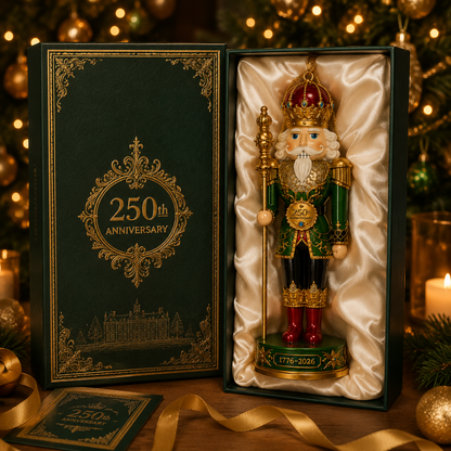 2026 America 250th Anniversary Nutcracker King Christmas Ornament – Commemorative Keepsake