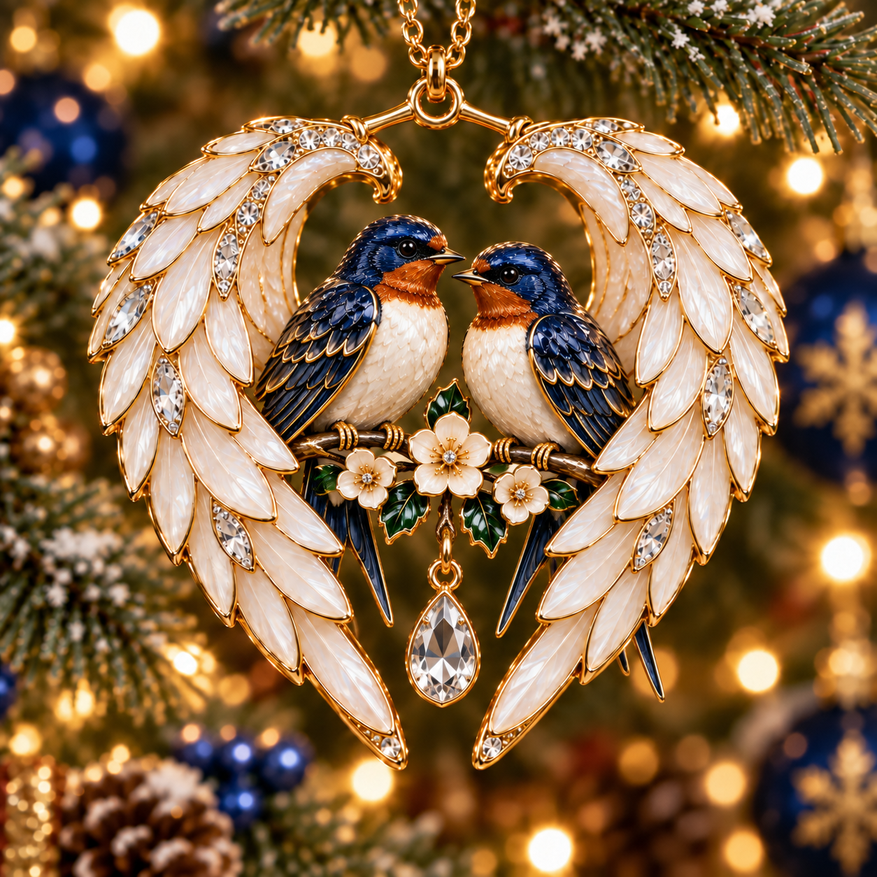 Swallow Pair & Holly 🤍