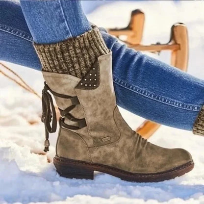 Women's Winter Wool-Lined Warm Ankle Boots