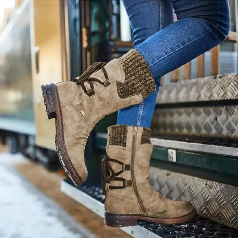 Women's Winter Wool-Lined Warm Ankle Boots