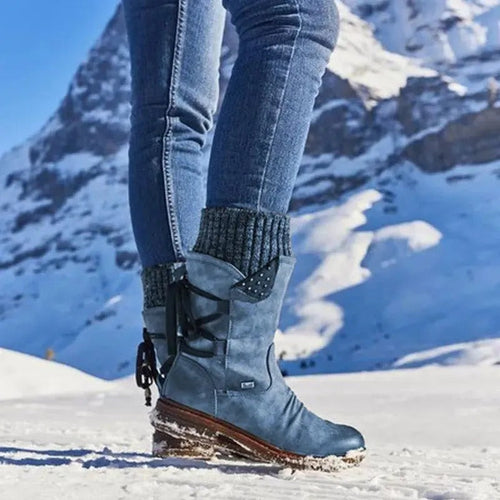 Women's Winter Wool-Lined Warm Ankle Boots