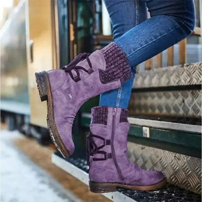 Women's Winter Wool-Lined Warm Ankle Boots