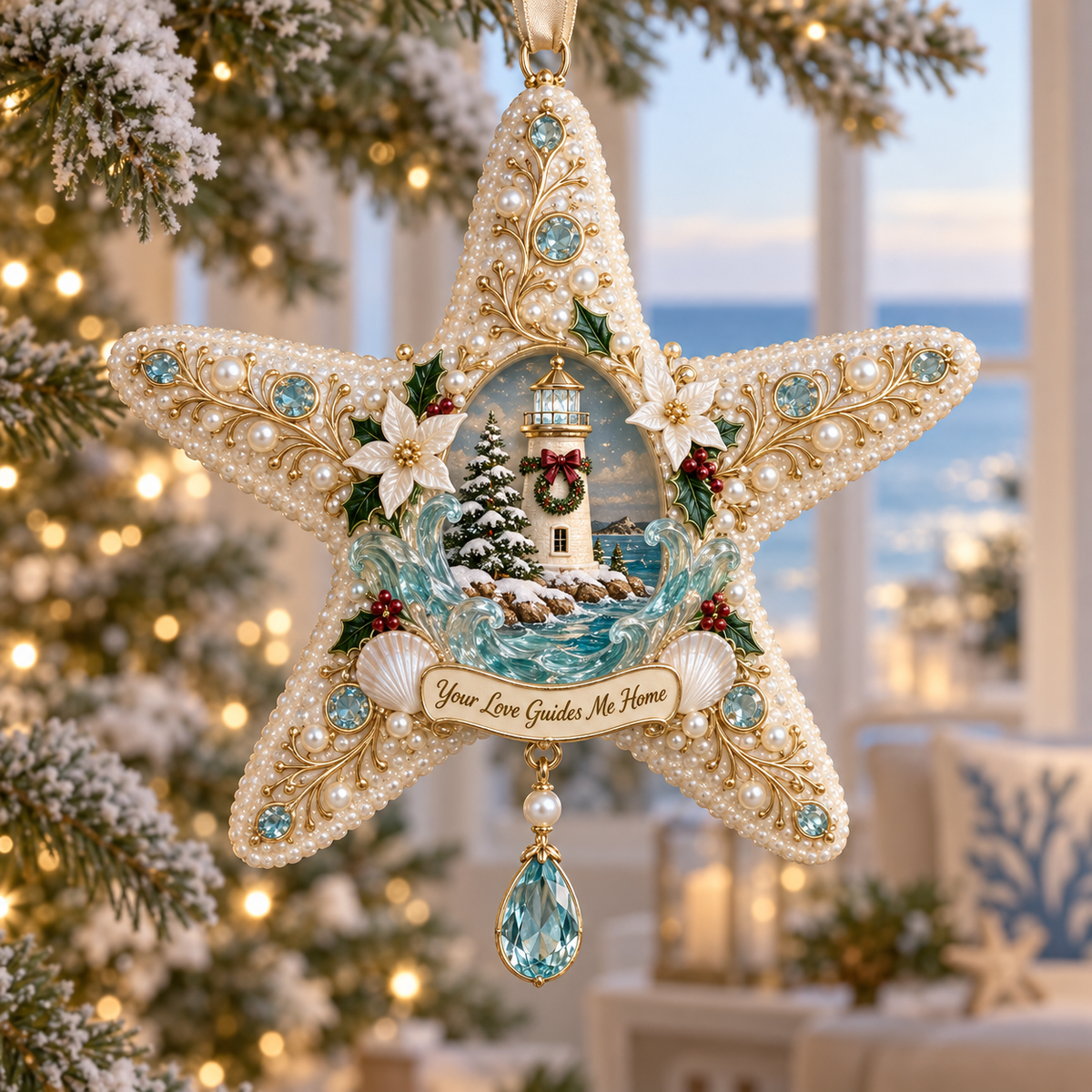 "Ocean Treasures" – Marine Life Christmas Commemorative Ornament