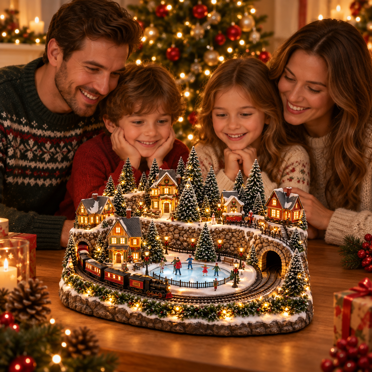 🎄 Snowy Christmas Village