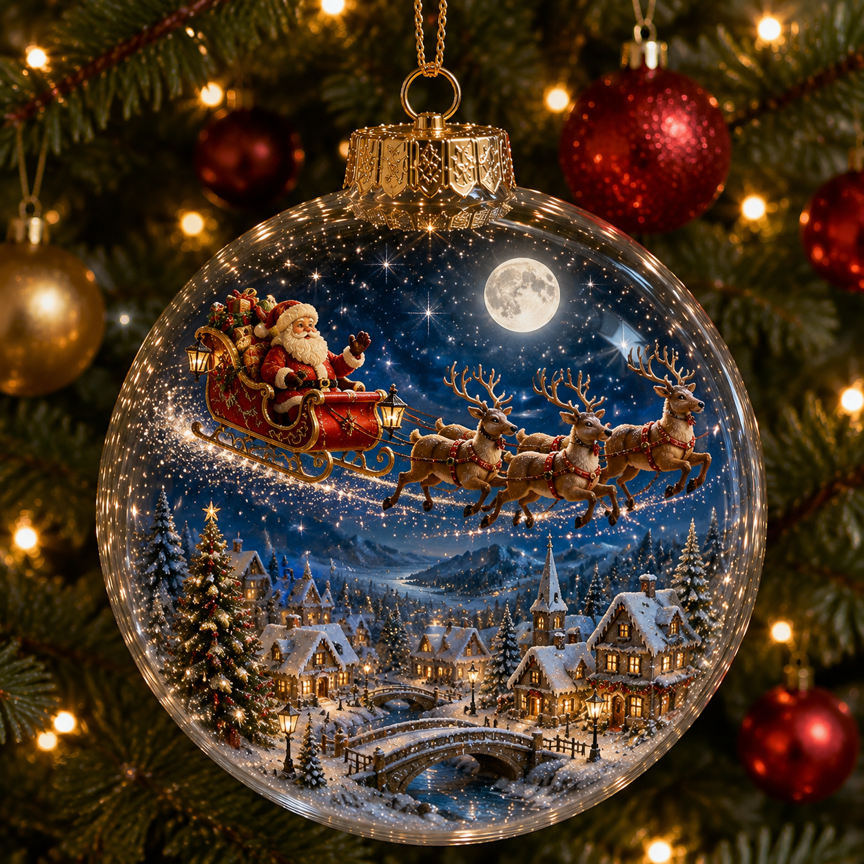 🎅 Flying Santa