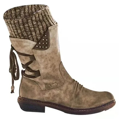 Women's Winter Wool-Lined Warm Ankle Boots