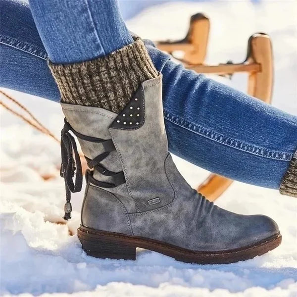 Women's Winter Wool-Lined Warm Ankle Boots