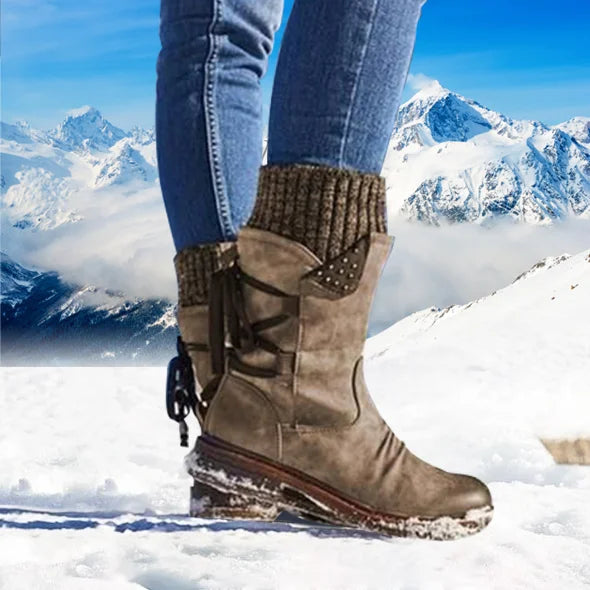 Women's Winter Wool-Lined Warm Ankle Boots