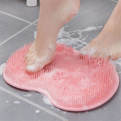🥳2026 HOT SALE🥳💞50K+ SOLD! 🛁🦶 49% OFF! Shower Foot & Back Scrubber Massage Pad – 500+ soft rubber bristles, strong suction cup bottom. Cleans & massages feet, back & hard-to-reach areas – a shower essential! 🧼✨