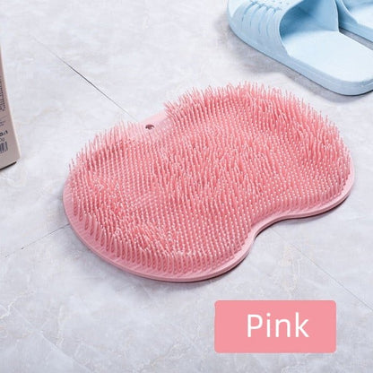 🥳2026 HOT SALE🥳💞50K+ SOLD! 🛁🦶 49% OFF! Shower Foot & Back Scrubber Massage Pad – 500+ soft rubber bristles, strong suction cup bottom. Cleans & massages feet, back & hard-to-reach areas – a shower essential! 🧼✨