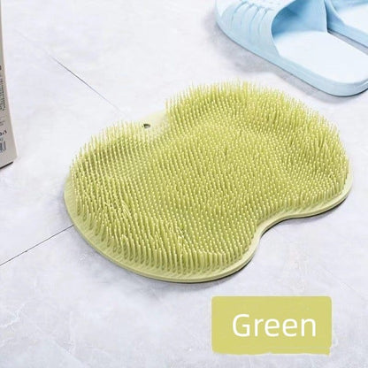 🥳2026 HOT SALE🥳💞50K+ SOLD! 🛁🦶 49% OFF! Shower Foot & Back Scrubber Massage Pad – 500+ soft rubber bristles, strong suction cup bottom. Cleans & massages feet, back & hard-to-reach areas – a shower essential! 🧼✨