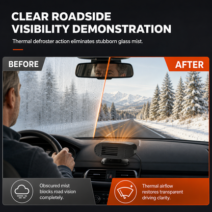 💥Last Day!!!➡️Big Sale-45% OFF Only 39.99🔥Car Heater & Windshield Defroster Fan